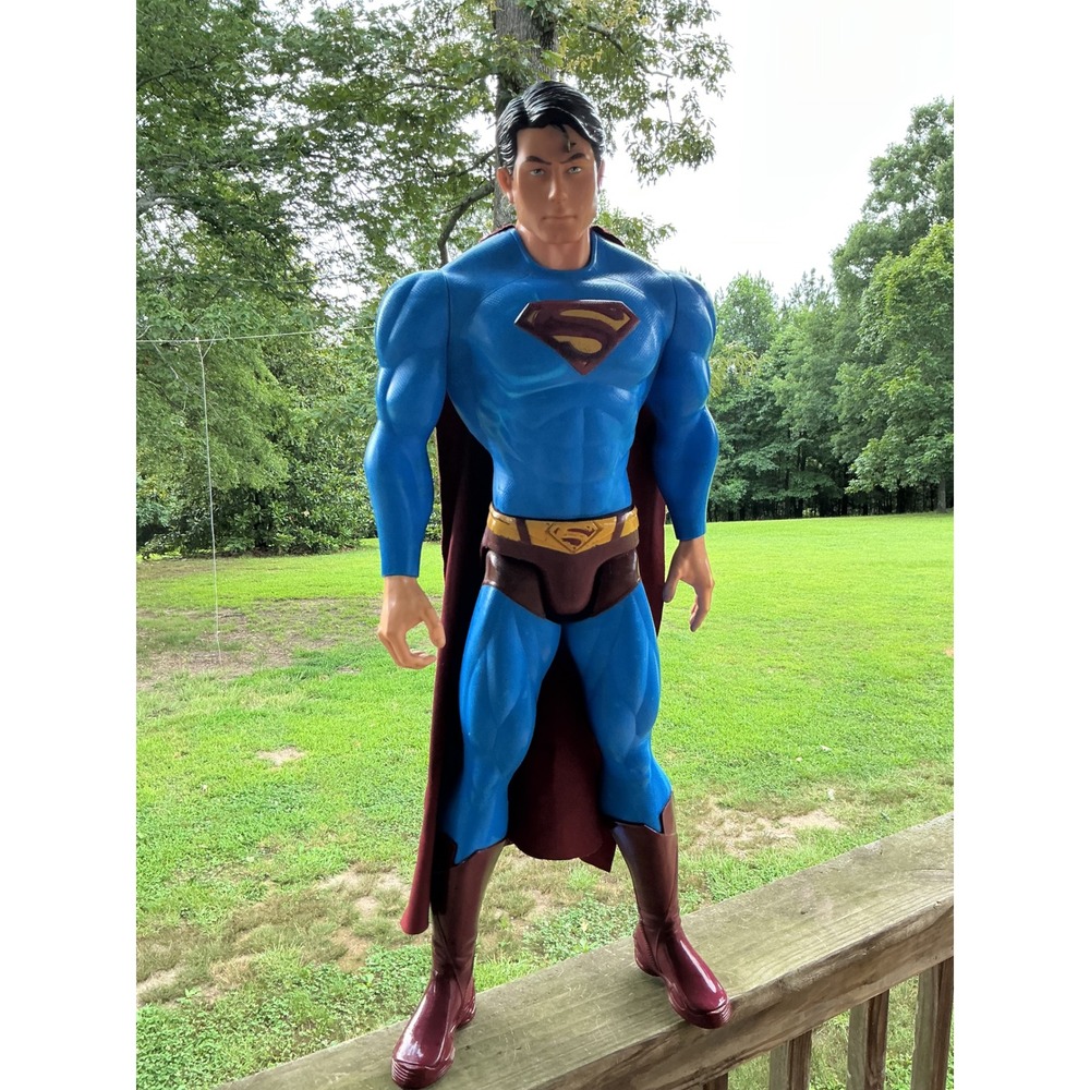 DC Comics Superman Man of Steel 31 Inch Giant Action Figure Jakks Pacific Blue